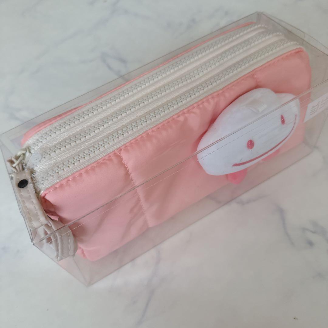 大容量 ペンケース かわいい筆箱 プレゼント　ピンク