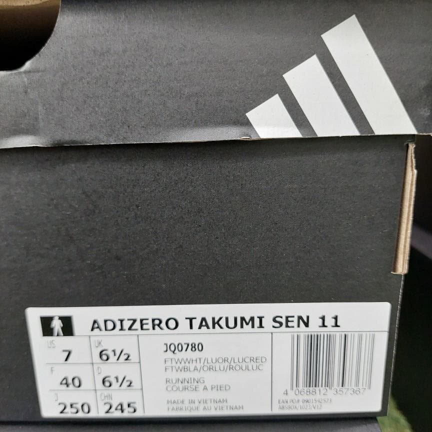 アディダス シューズ 25.0cm アディゼロ タクミ セン 11 JQ0780