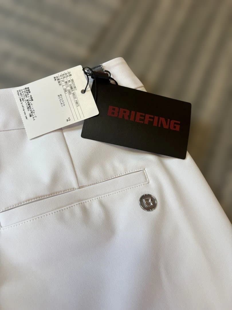 BRIEFING サマーベイシックパンツ　白レディース