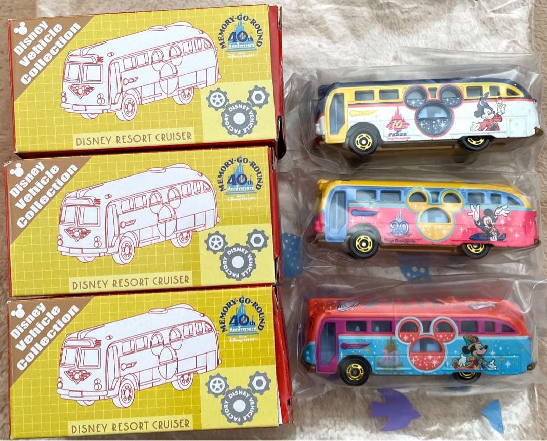ディズニー ビーグル 40周年 トミカ 3種類 新品未使用