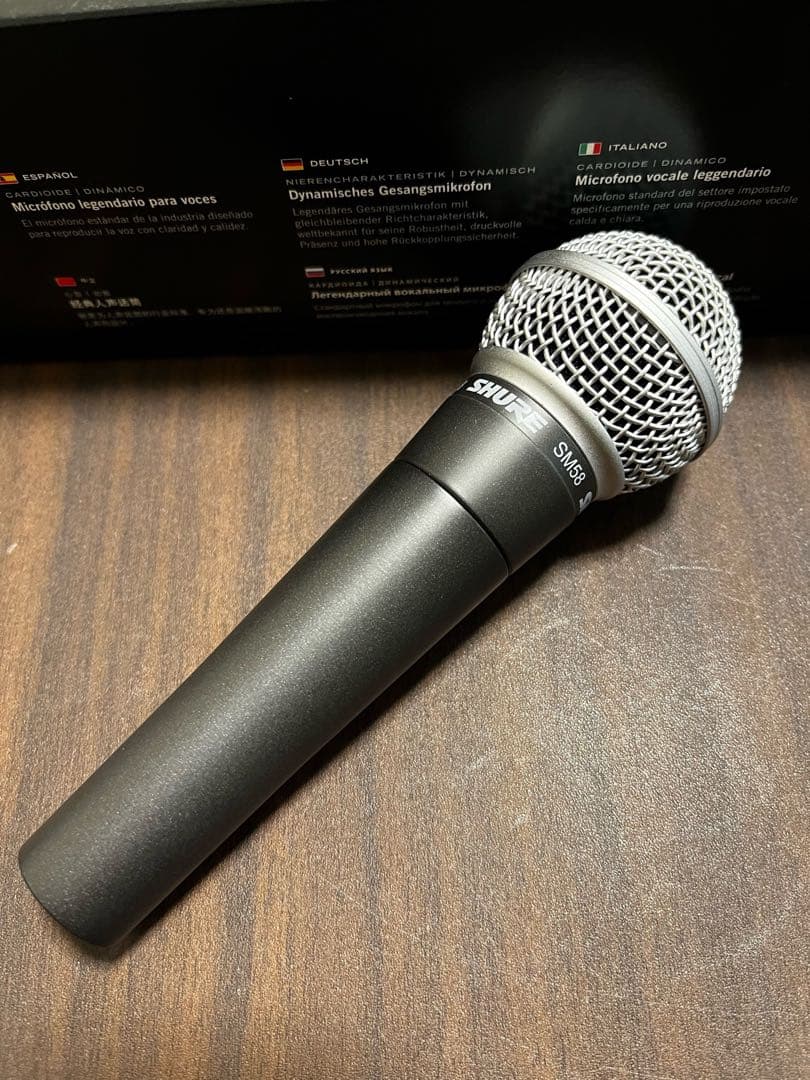 新品未使用SHURE SM58-LCE (XLRケーブル2本セット)