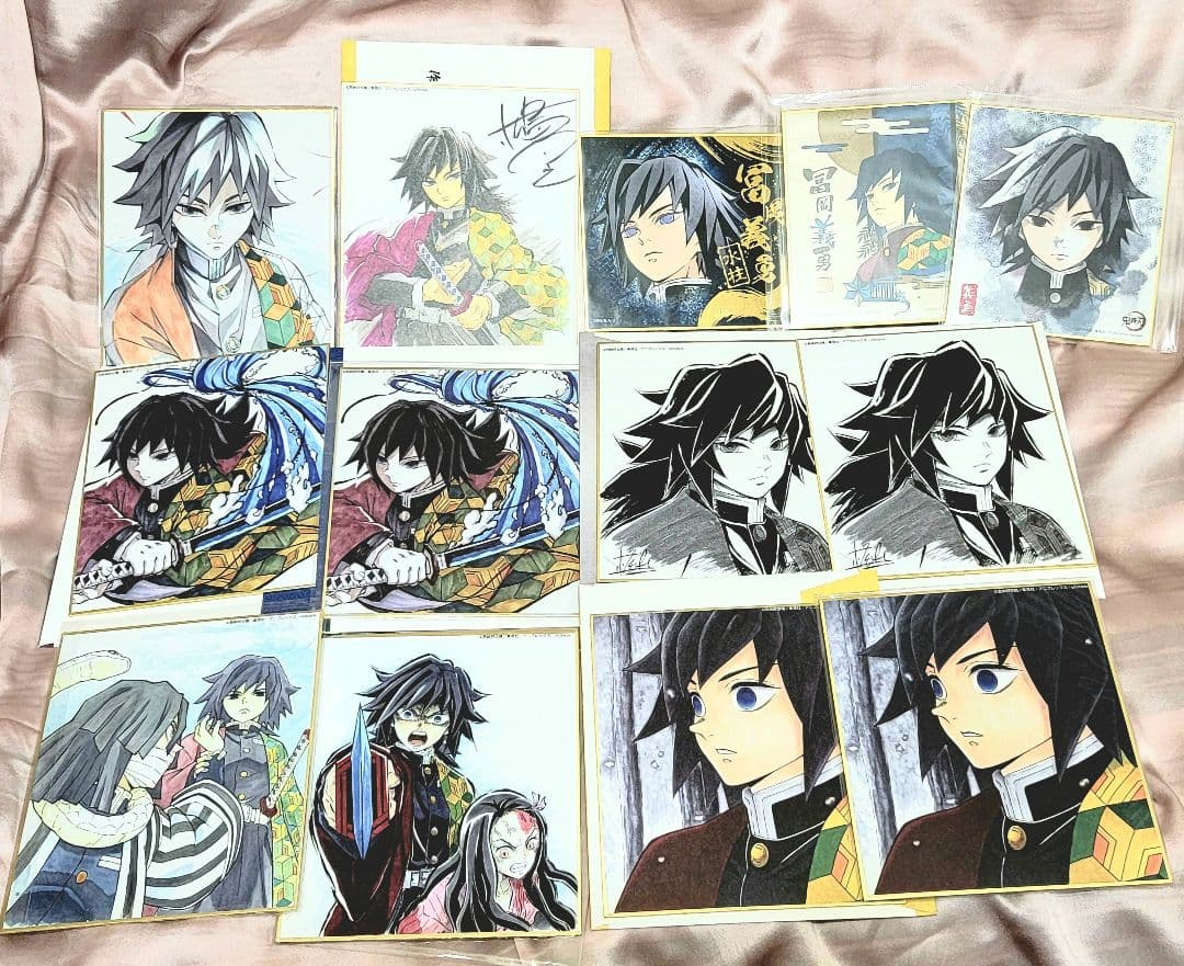 冨岡義勇　まとめ売り　鬼滅の刃　色紙　アクキー　缶バッジ　ラバスト　期間限定