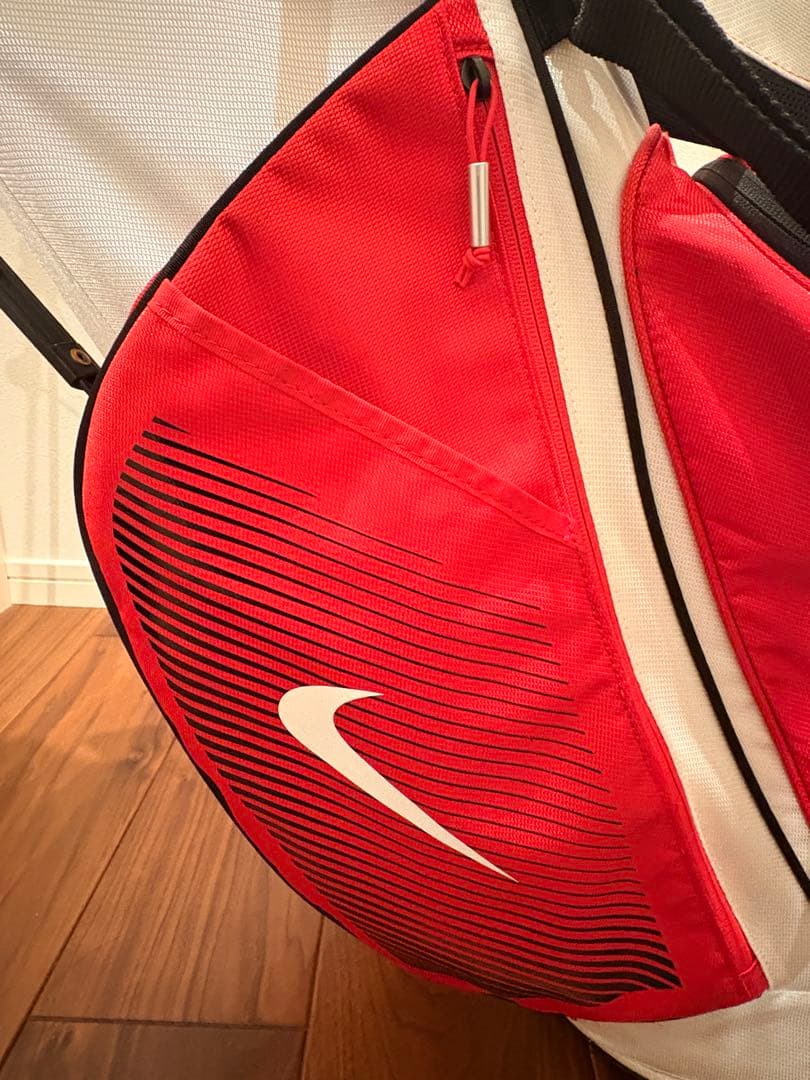 Nike ゴルフスタンドバッグ レッド/ホワイト