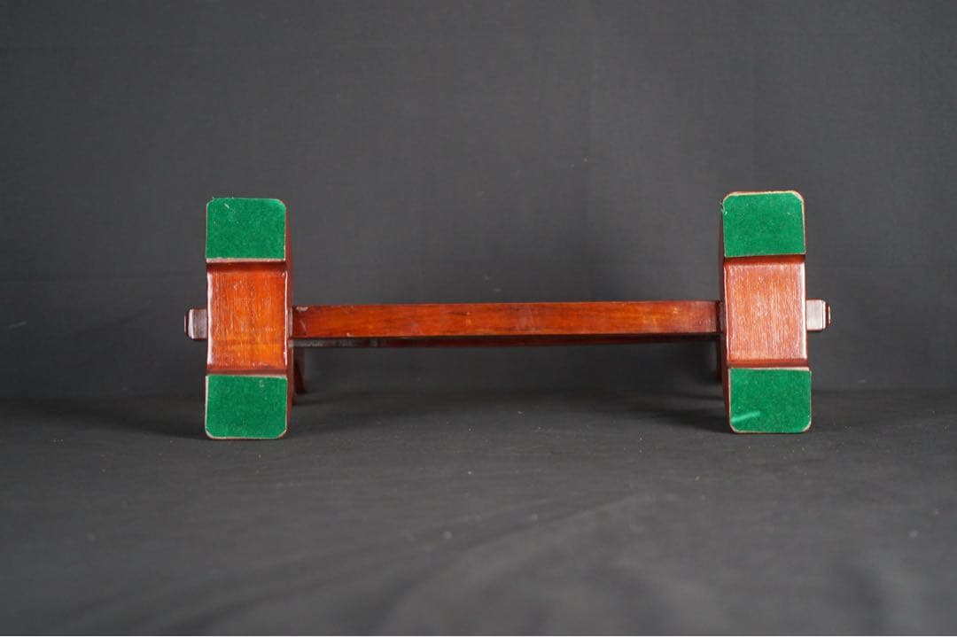 唐木花梨 螺鈿細工 三振掛用 刀掛け 武具 刀装具