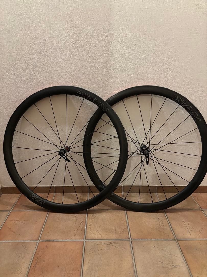 アイカン　FL40 リムブレーキ　カーボンホイール　I can