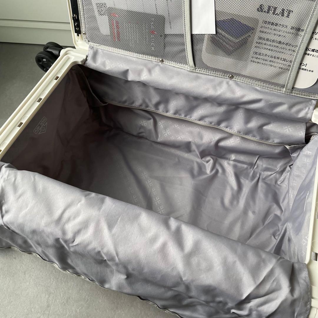 &.FLAT折り畳めるキャリーケース 機内持ち込み可能35Lスーツケースフラット