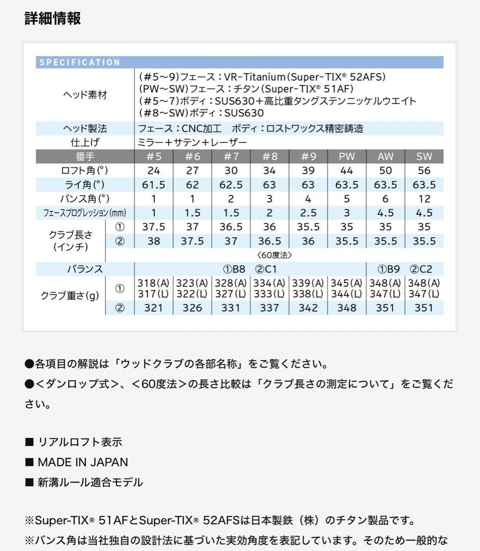 ゼクシオ14 レディスアイアンセット【新品未使用】