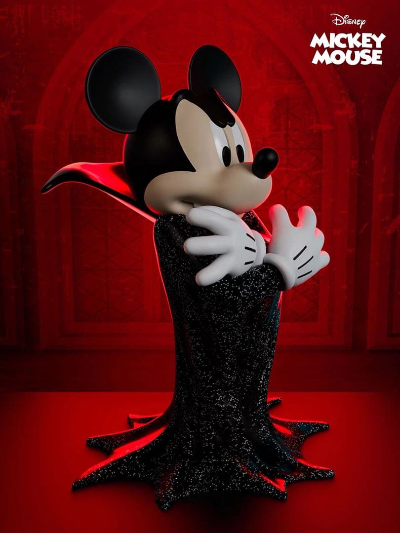MORSTORM & Disney ミッキーフィギュア ドラキュラ スタイル