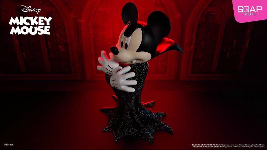 MORSTORM & Disney ミッキーフィギュア ドラキュラ スタイル