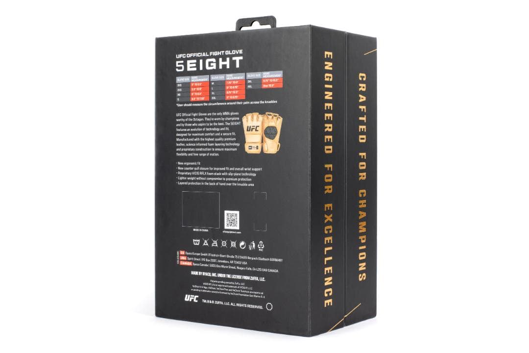 【独占】UFC 5Eight チャンピオン 公式グローブ新品 激レアXS-L