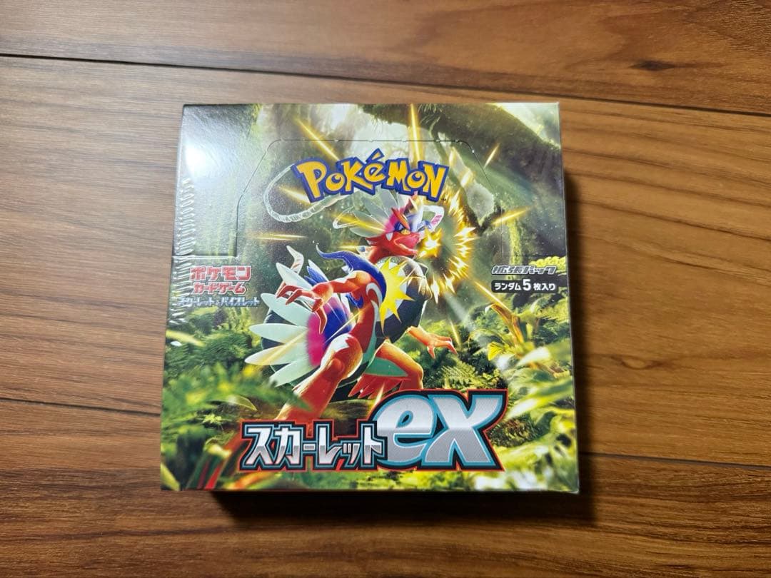 ポケモンカード　シュリンク付ボックス5個セット