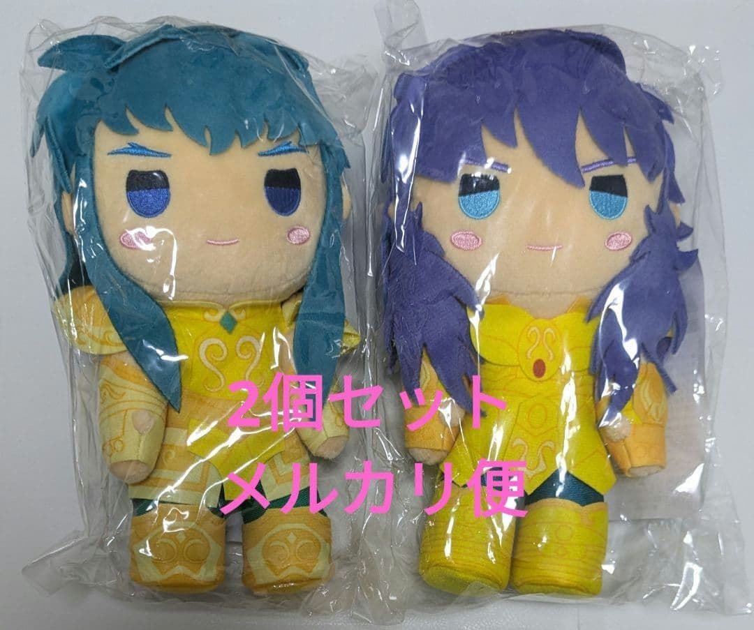 聖闘士星矢 フォルメイツ あくちょんぬいぐるみ黄金聖闘士 カミュ ミロ ぬい2個