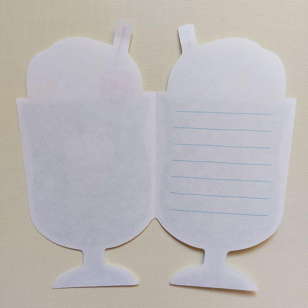 【おすそ分け】お手紙セット　クリームソーダ　古川紙工