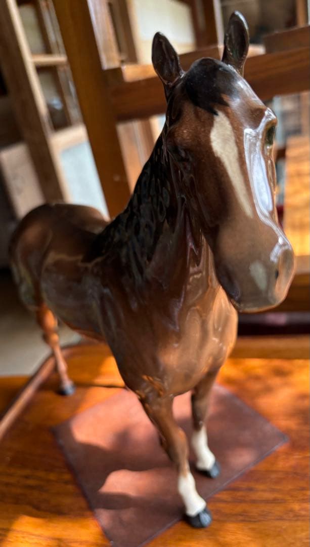 陶器製 馬のオブジェ(約30cm)