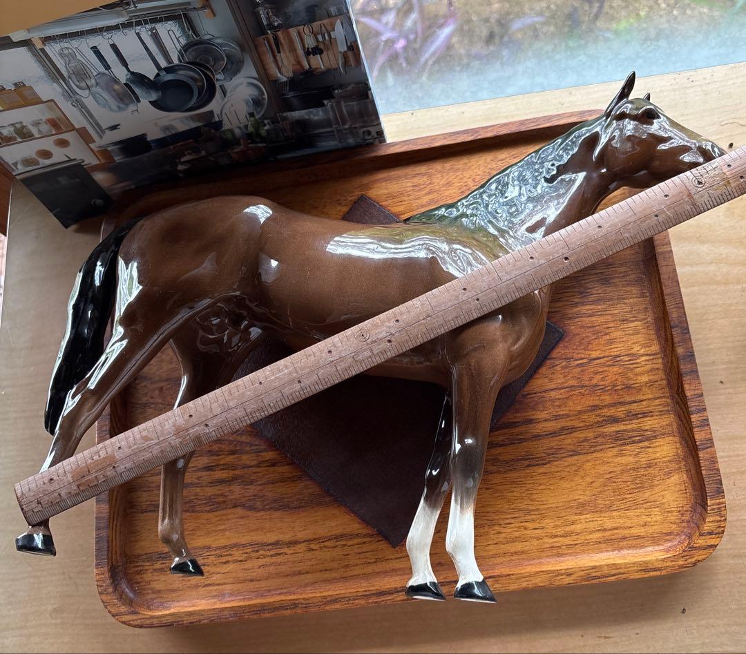 陶器製 馬のオブジェ(約30cm)