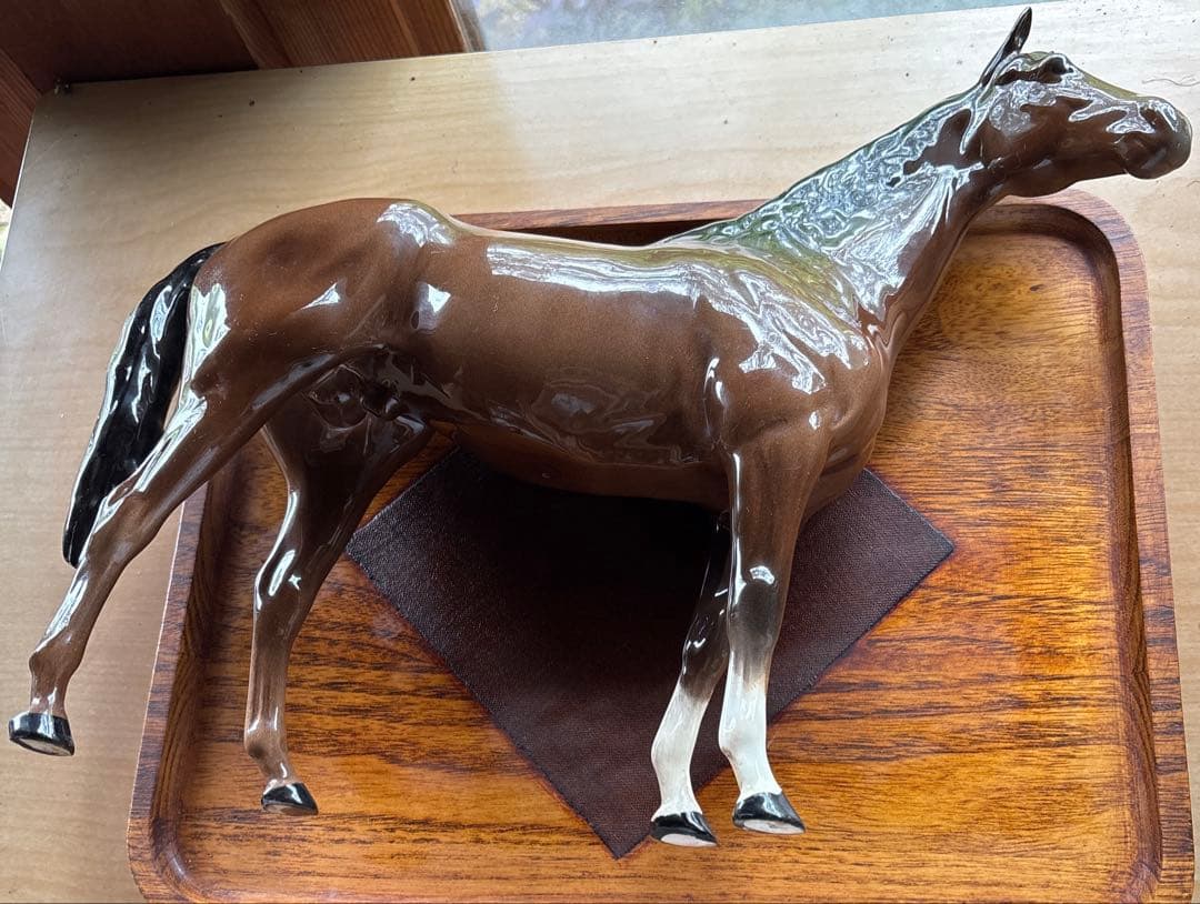 陶器製 馬のオブジェ(約30cm)