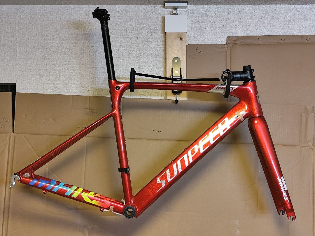 SUNPEED MARS ロードバイクフレーム レッド