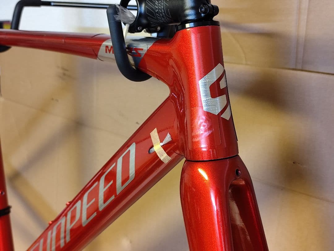 SUNPEED MARS ロードバイクフレーム レッド