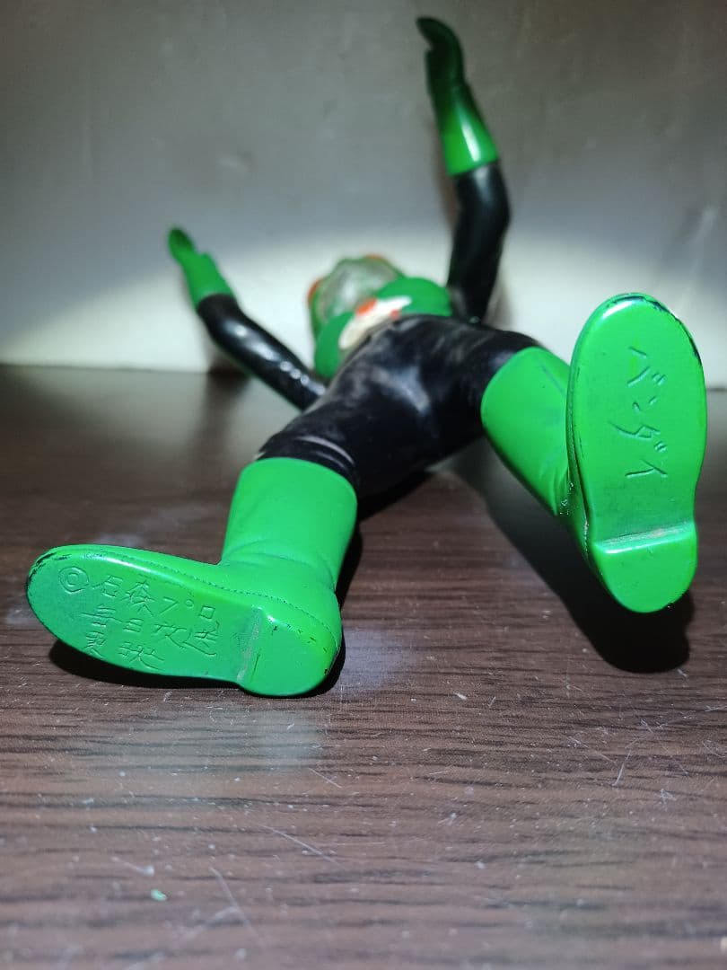 (昭和購入物)　 仮面ライダー旧1号　ソフビ