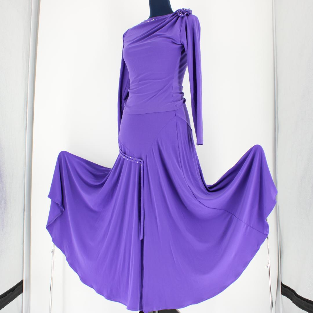 【美品 英国製社交ダンス衣装】上下セット S ズデンカアルコ スカート トップス