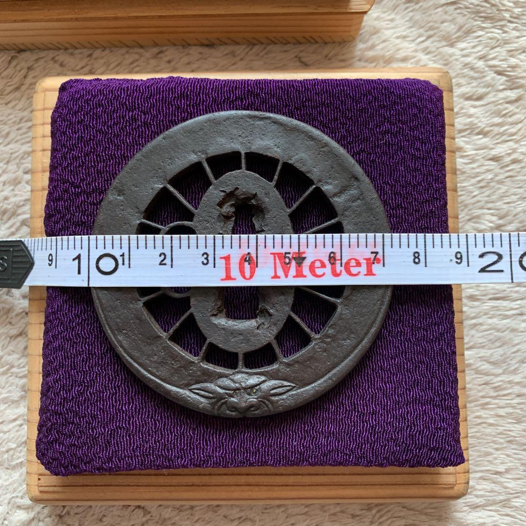 鍔　車透かし　顰　獅子噛　牛鬼　前立図