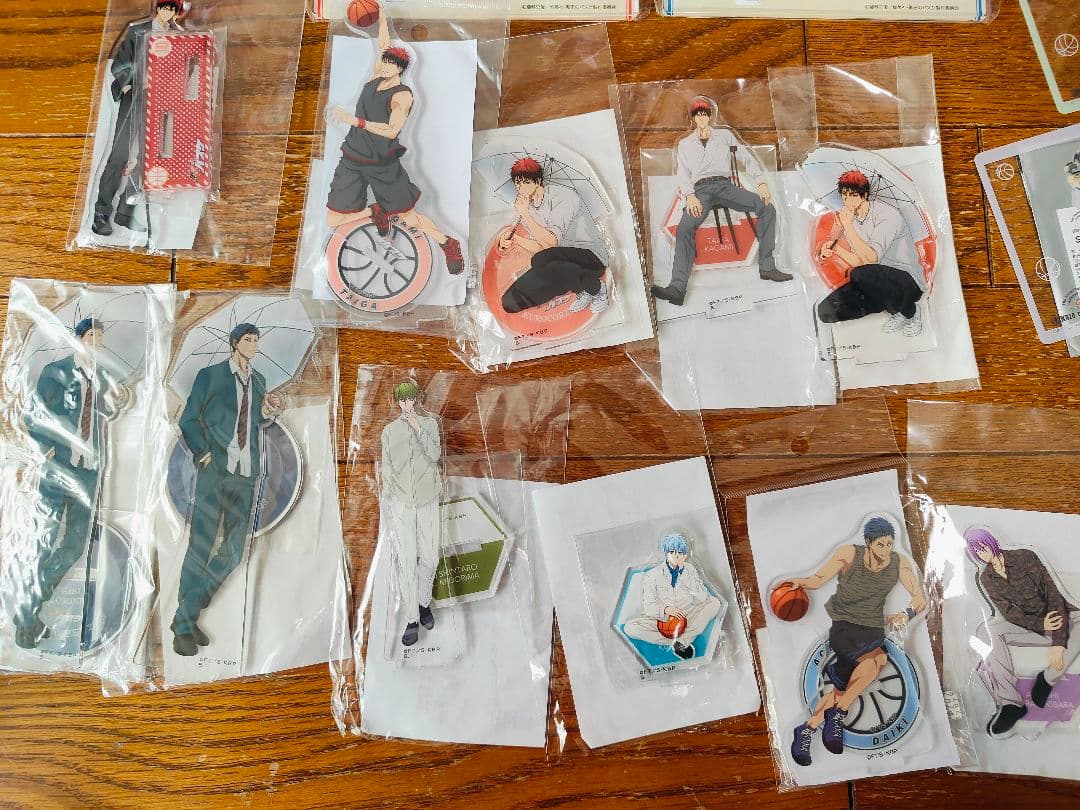 黒子のバスケ アクリルスタンド クリアカード キーホルダー 青峰大輝 火神大我