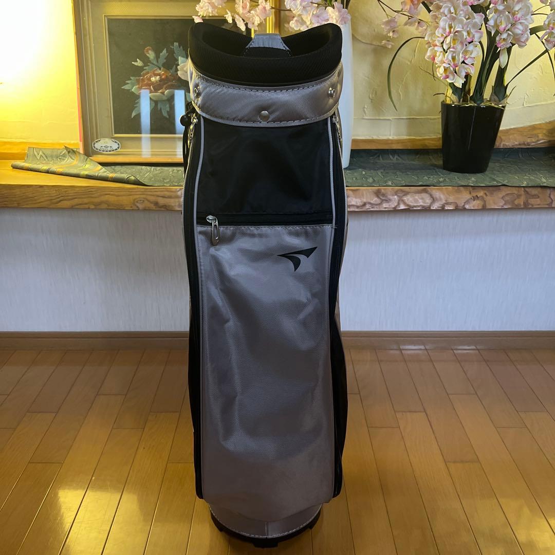 TOUR STAGE キャディバッグ シルバー/ブラック