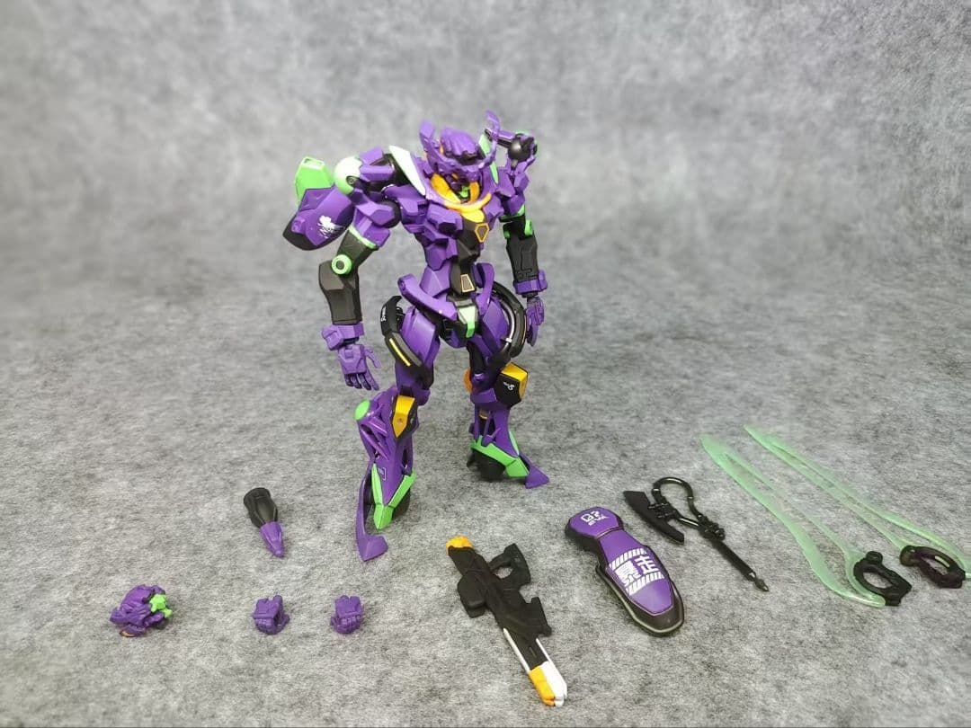 HG GQuuuuuuX ジークアクス 全塗装完成品 エヴァンゲリオンカラー