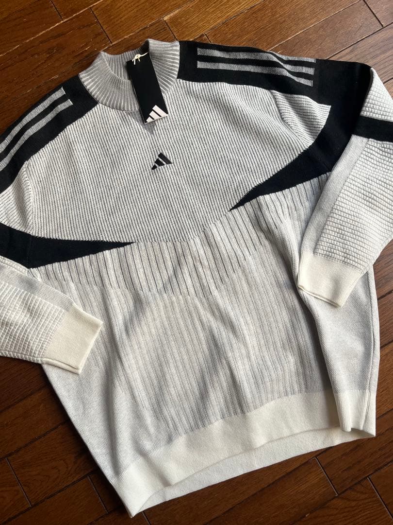 adidas ゴルフ　モックネック　長袖セーター スカート　セットアップ　XL