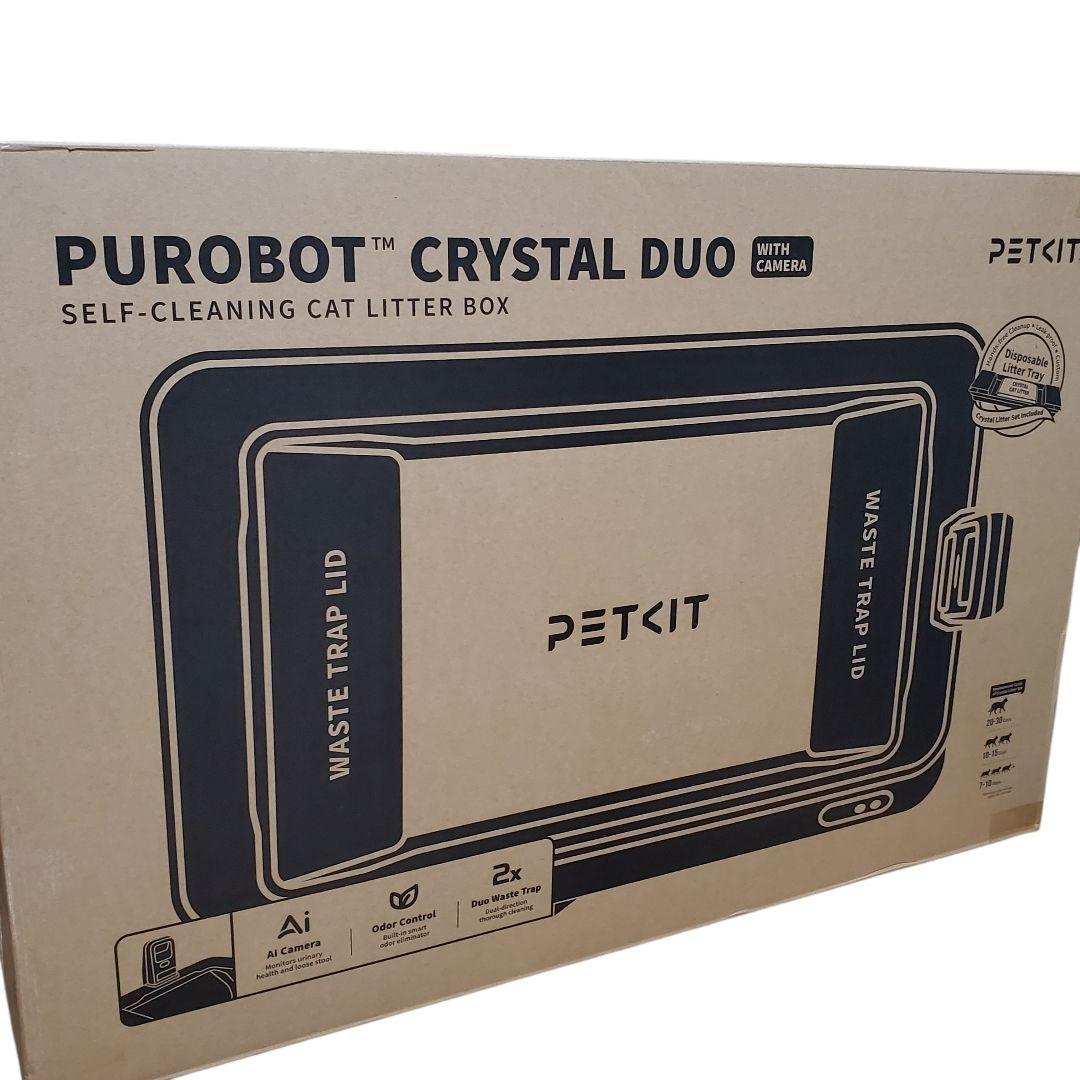 未開封 猫用トイレ PETKIT PUROBOT CRYSTAL DUO カメラ