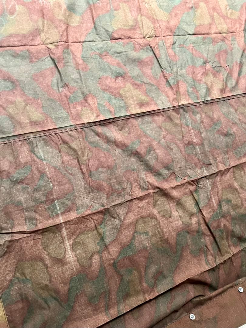 ②実物 デッドストック イタリア軍幕 タープ テント サンマルコ迷彩 キャンプ