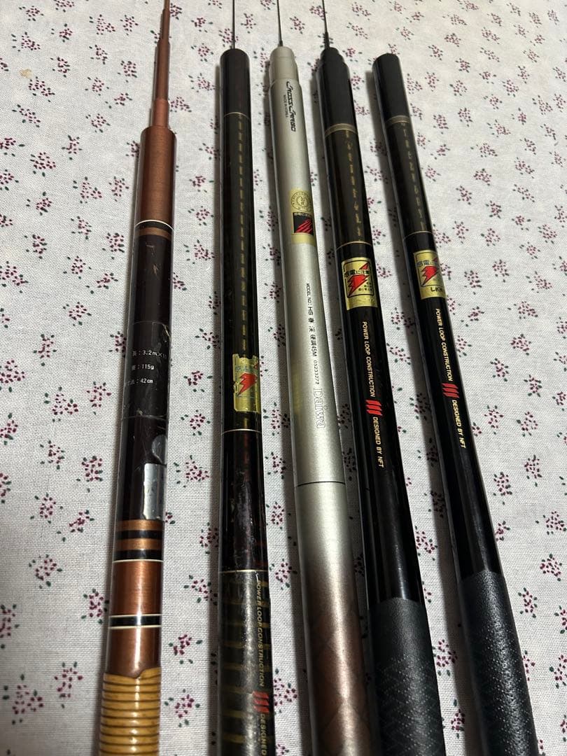 渓流竿4本セットで！ダイワ NFT