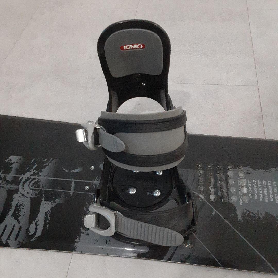 IGNIO イグニオ スノーボードセット 150cm バインディング付き