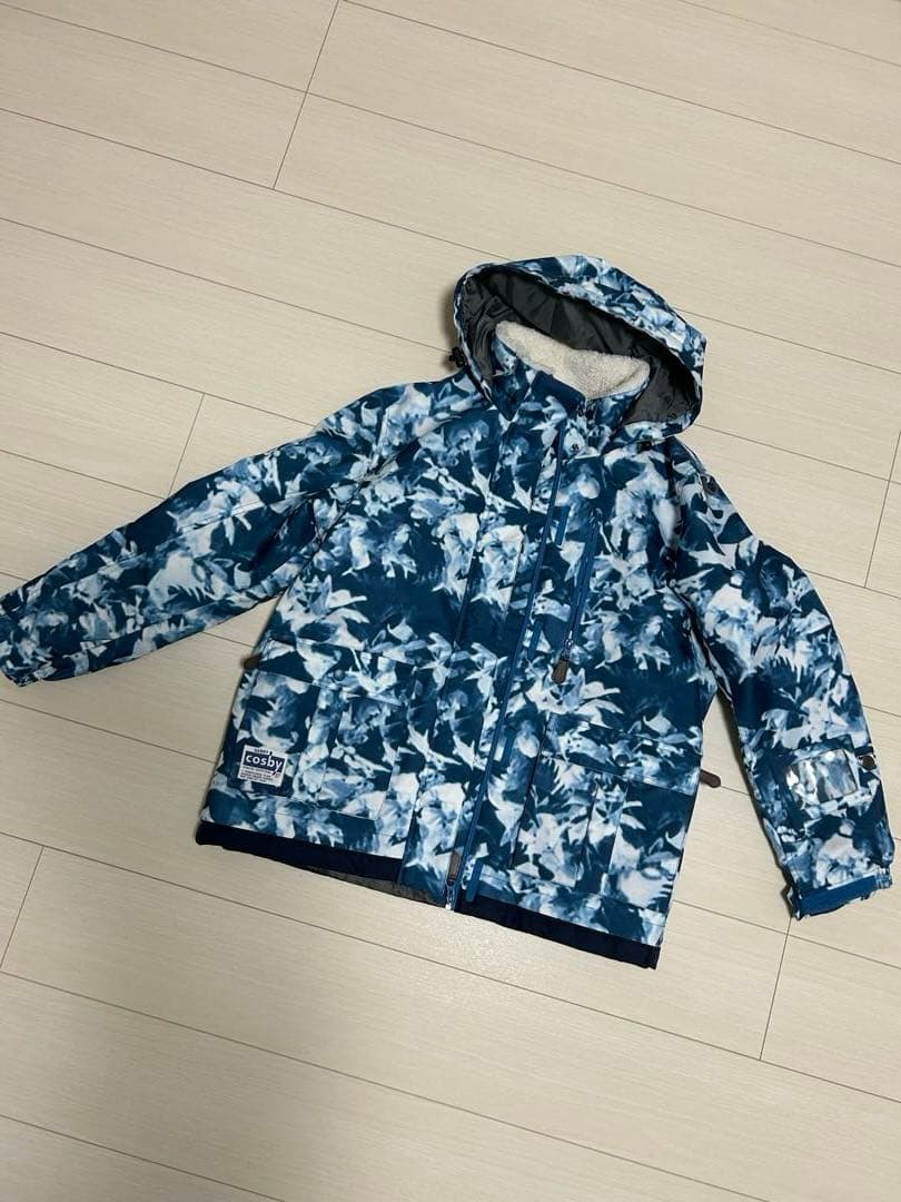 COSBY 青白迷彩柄 上下セット　スノボー　スキー