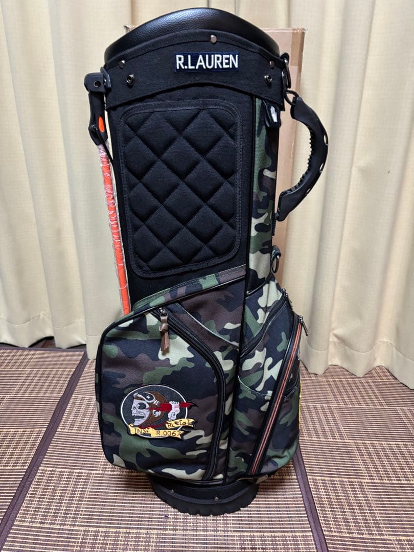R.Lauren ラルフローレン RLX 迷彩柄 キャディバッグ スタンドタイプ