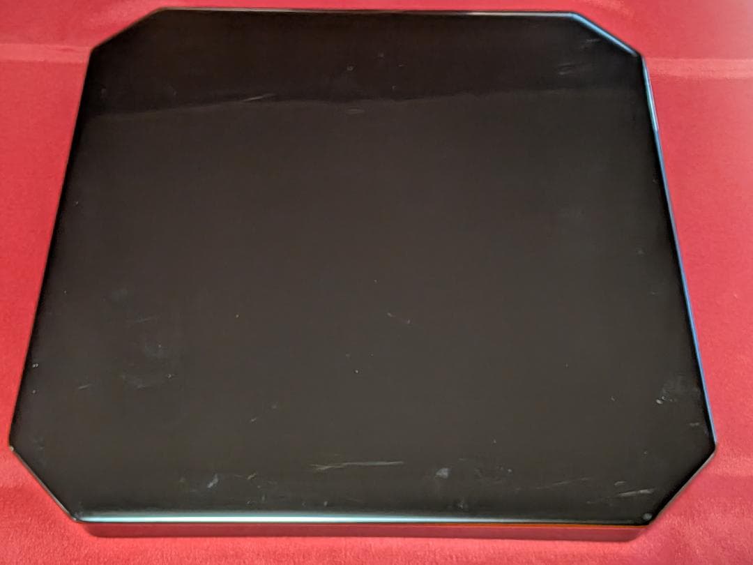 懐石膳 カンナ目 溜塗 利休好写 五客