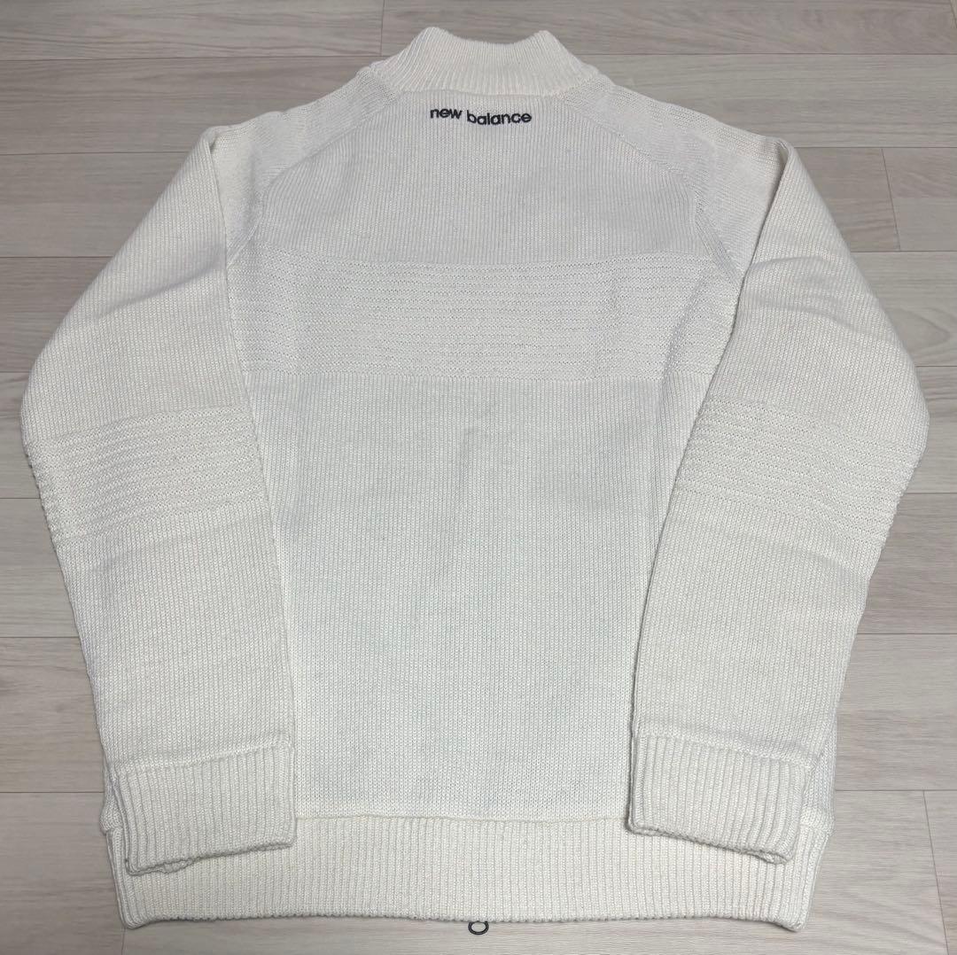 ニューバランス ゴルフ ニットブルゾン ウェア XLサイズ ホワイト 新品