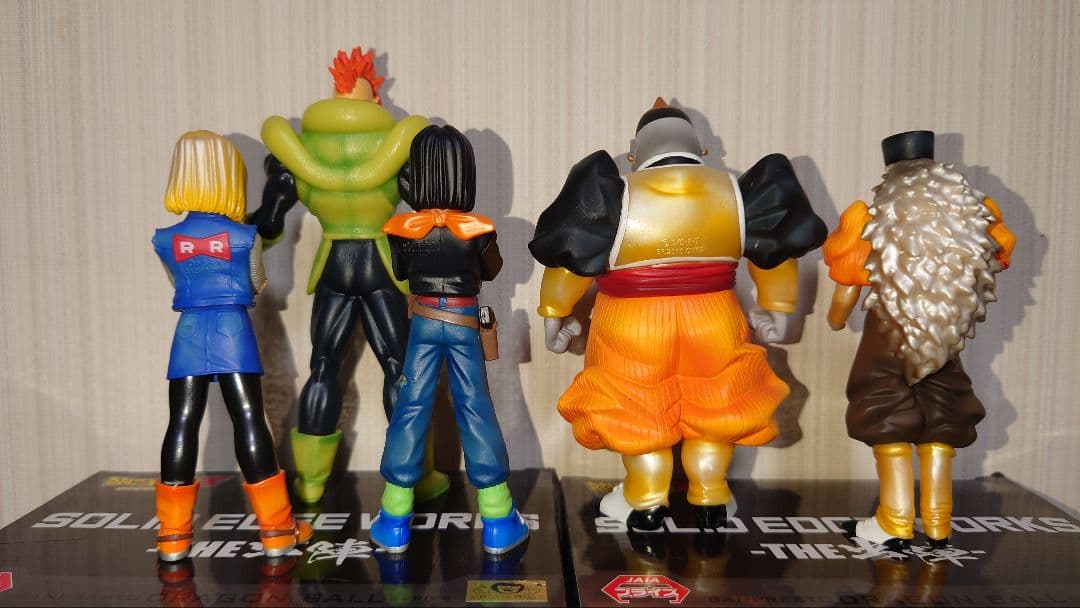 ドラゴンボール 人造人間 超彩色 出陣 16号 17号 18号 19号 20号