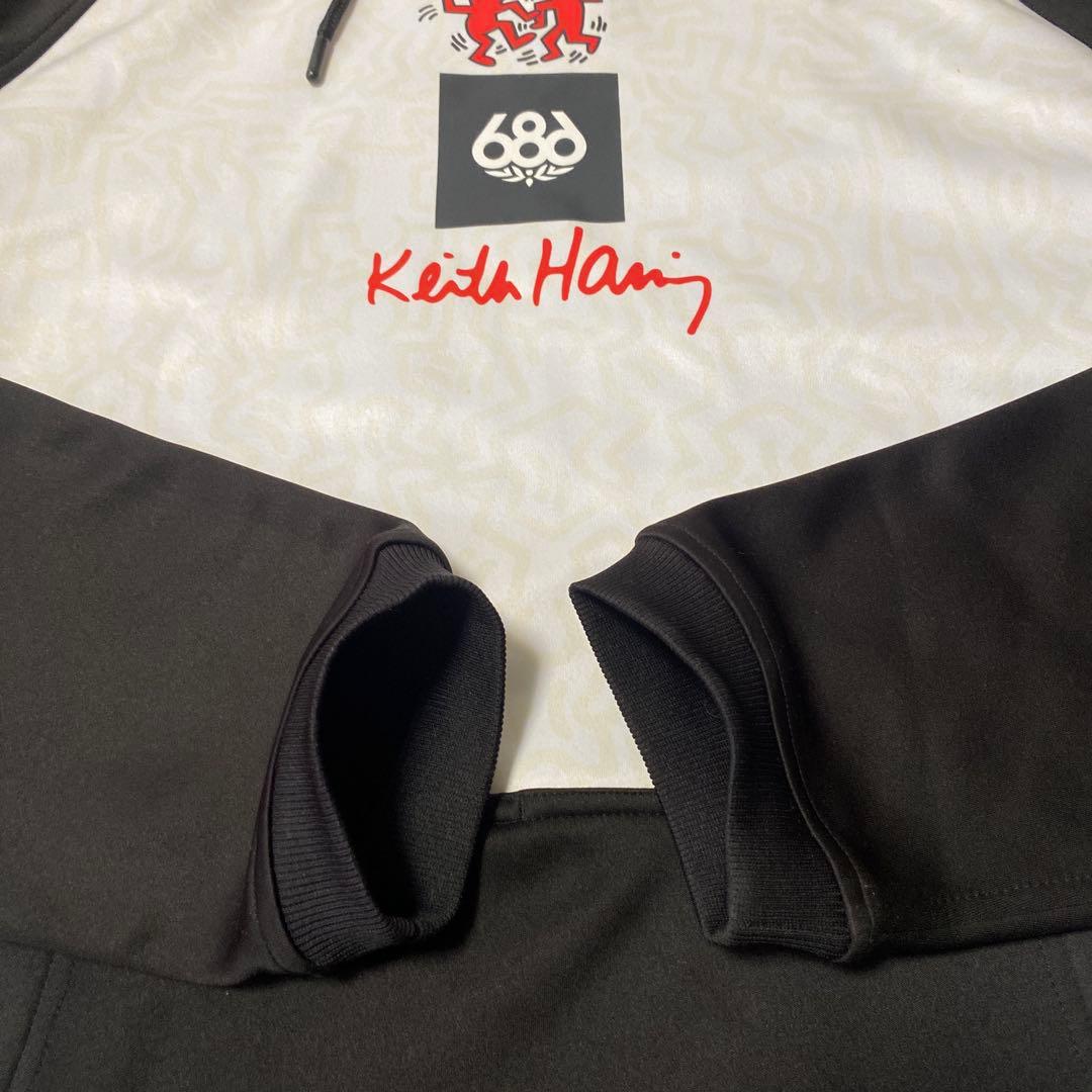 新品　686 キーズヘリング　BONDED FLEECE PULLOVER