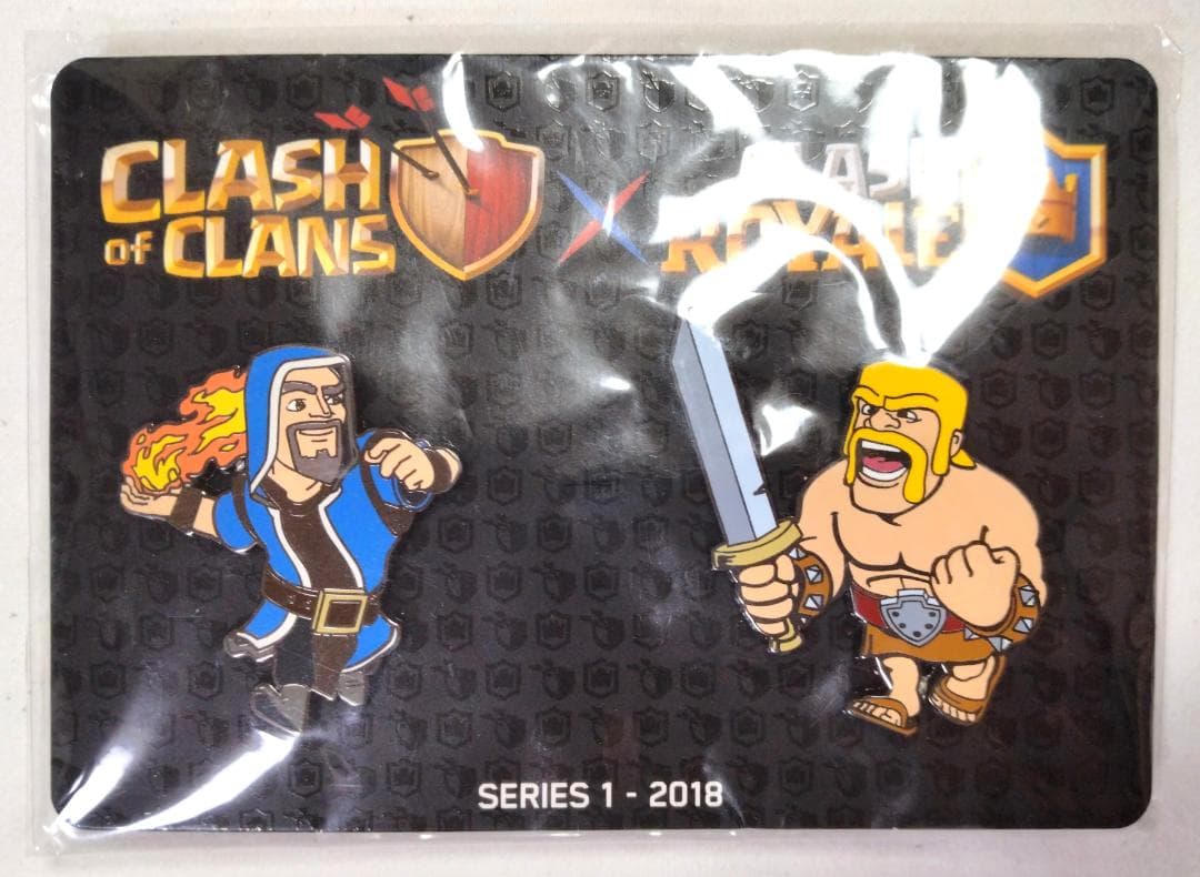 (未開封)ピンズ ピンバッチ クラロワ クラクラ 2体セット 3個