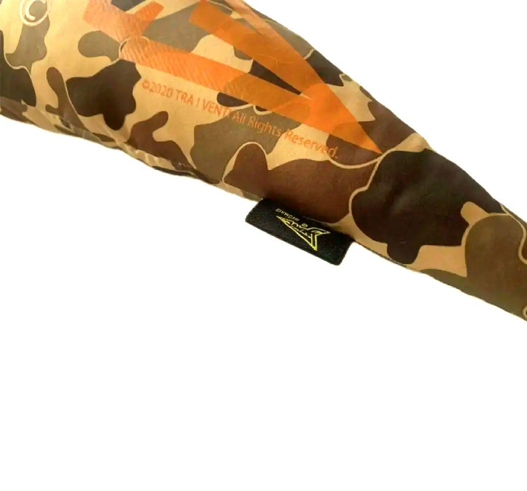 希少！20471120ひょーま君ロゴプリント迷彩柄 クッション