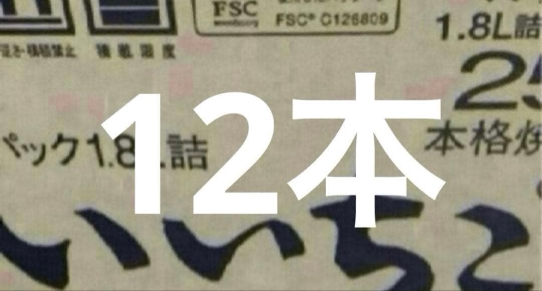 いいちこ25度　12本セット