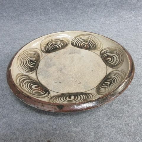 古瀬戸馬の目大皿 [B26972]
