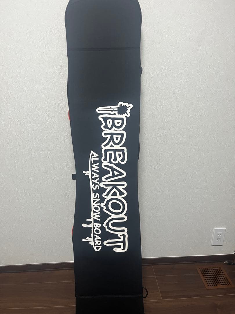 rice28 size150スノーボード　ユニオンビンディング、カバー付