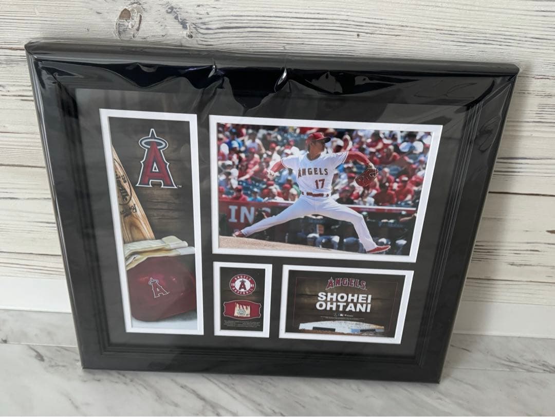 【非売品】MLB実際の試合球付き 大谷翔平 フォトフレーム