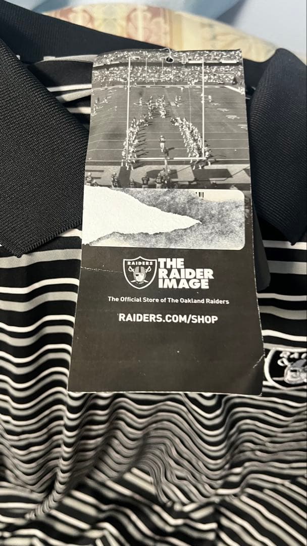 NFL Majestic ストライプポロシャツ 2XL