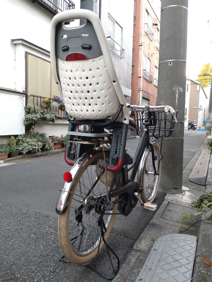 配送可★直接引渡可★カスタム【ヤマハ minaミーナ】電動アシスト自転車★子供乗
