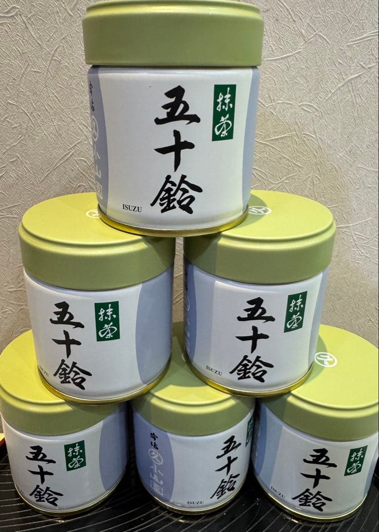 五十鈴 抹茶 40g 6缶セット