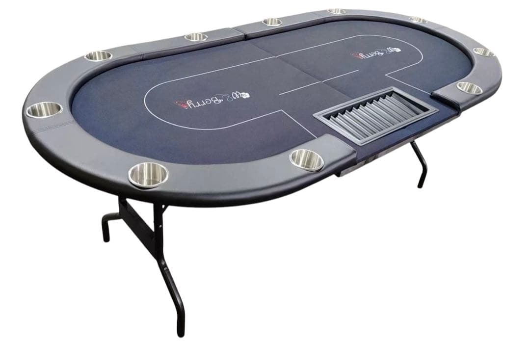 W&Berry 収納可能　折畳ポーカーテーブル　コンパクト ダイニング　収納