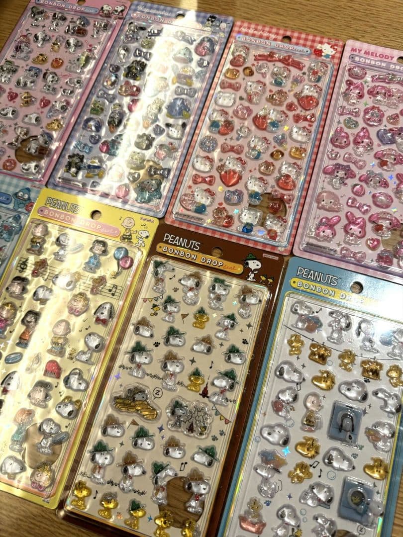 ボンボンドロップシール　8枚セット